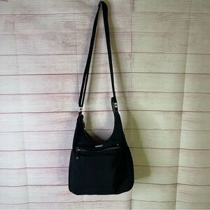 Baggallini Black Crossbody Hobo Shoulder Bag‎
